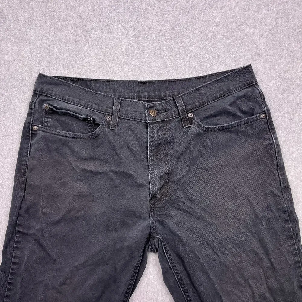 Levi's‎ 541 Tapered Jeans Mens 34x34 (Fits 34x32) Black Denim